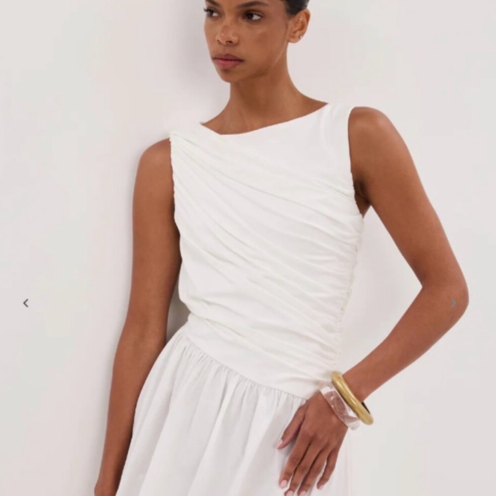 DISSH White Sleeveless Midi Dress - Picture 3 of 8